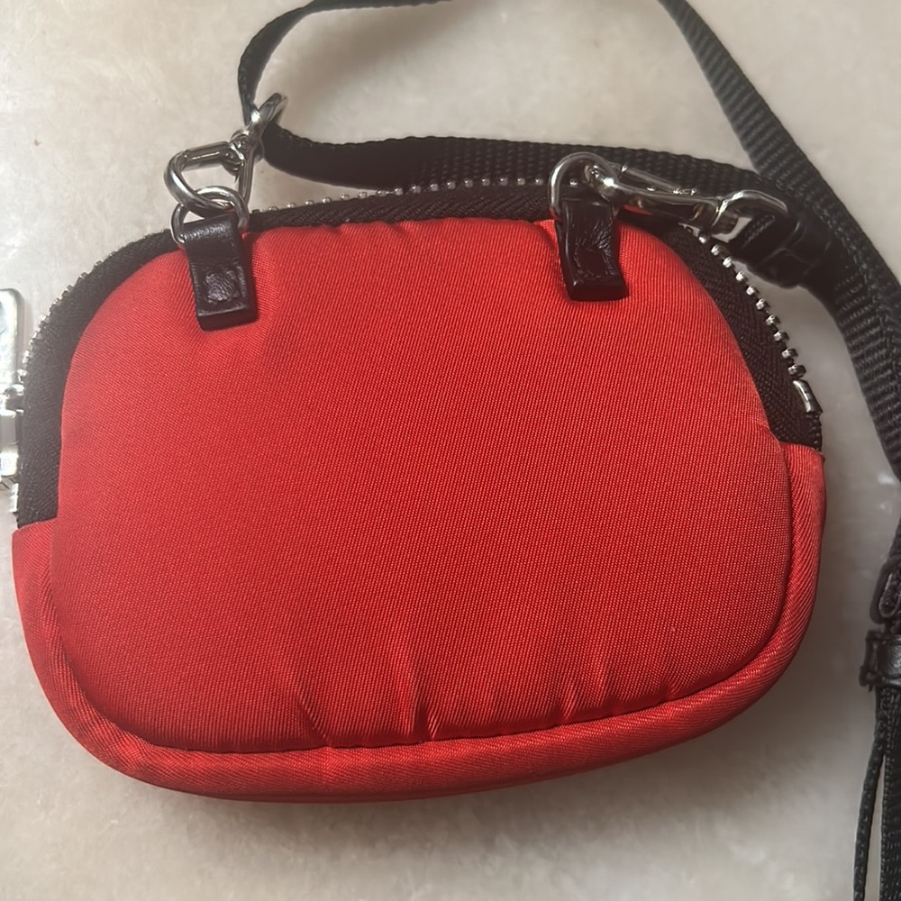 Prada Red Nylon Cargo Pouch - Picture 2 of 3